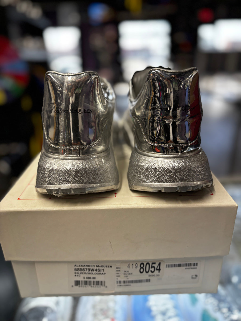 Alexander McQueen "Silver/Holographic"