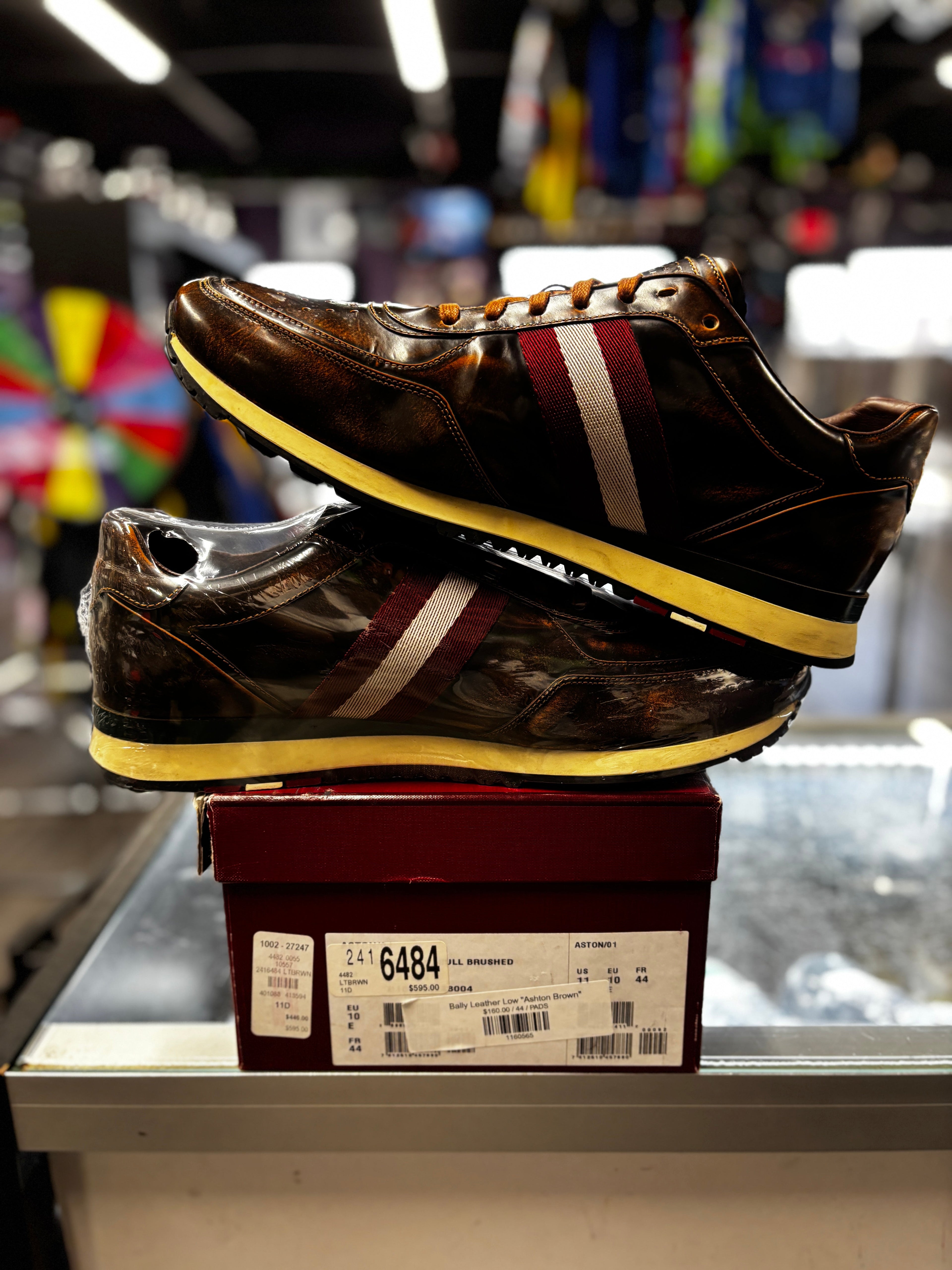 Bally Leather Low "Ashton Brown"