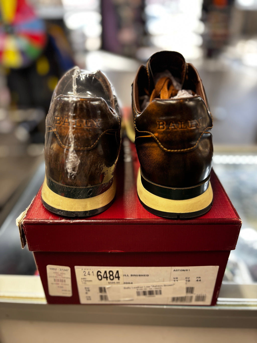 Bally Leather Low "Ashton Brown"