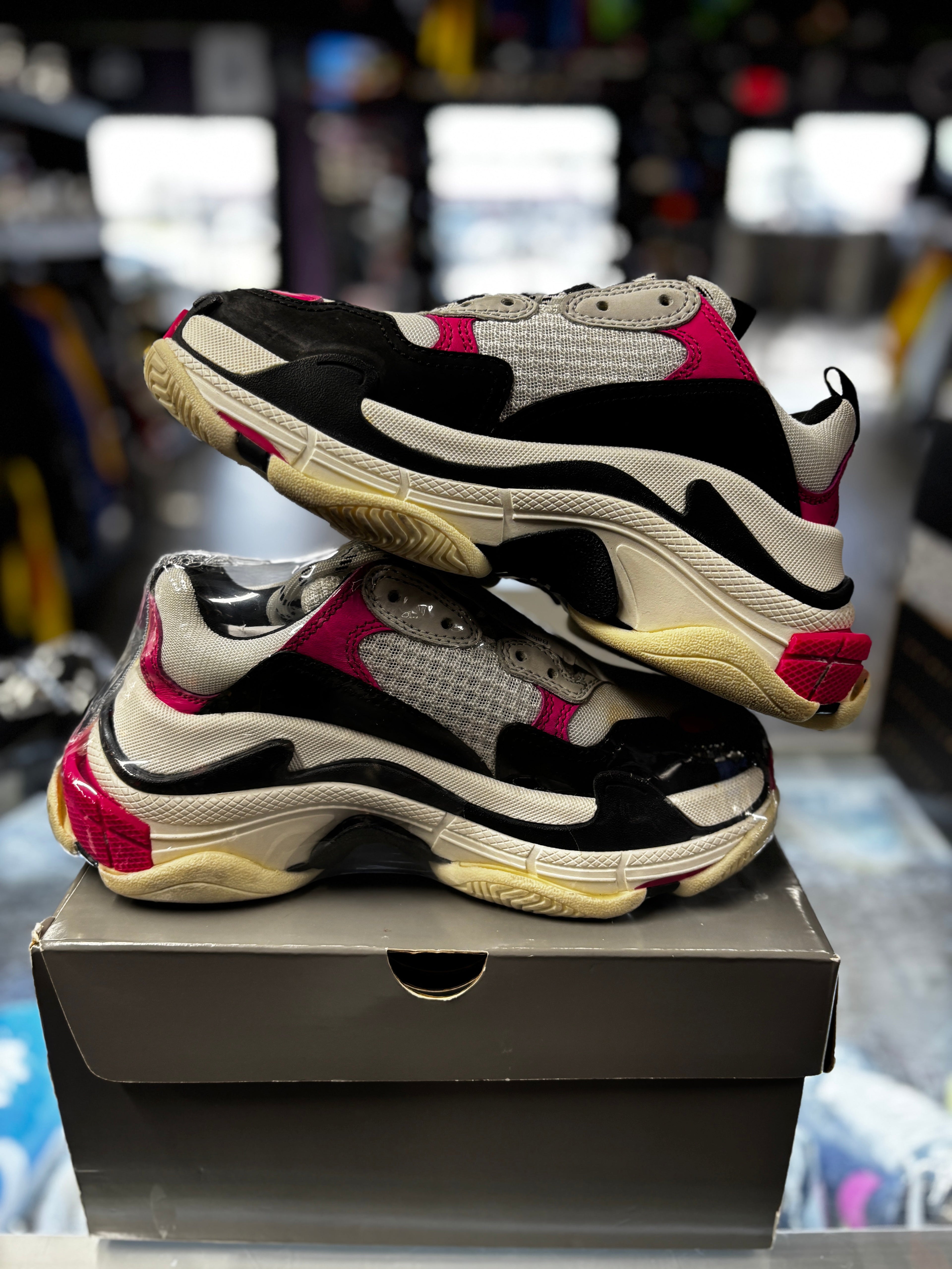 Balenciaga Triple S "Neon Pink/Black/White"