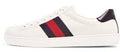 Gucci Ace Low "White/Navy Blue"