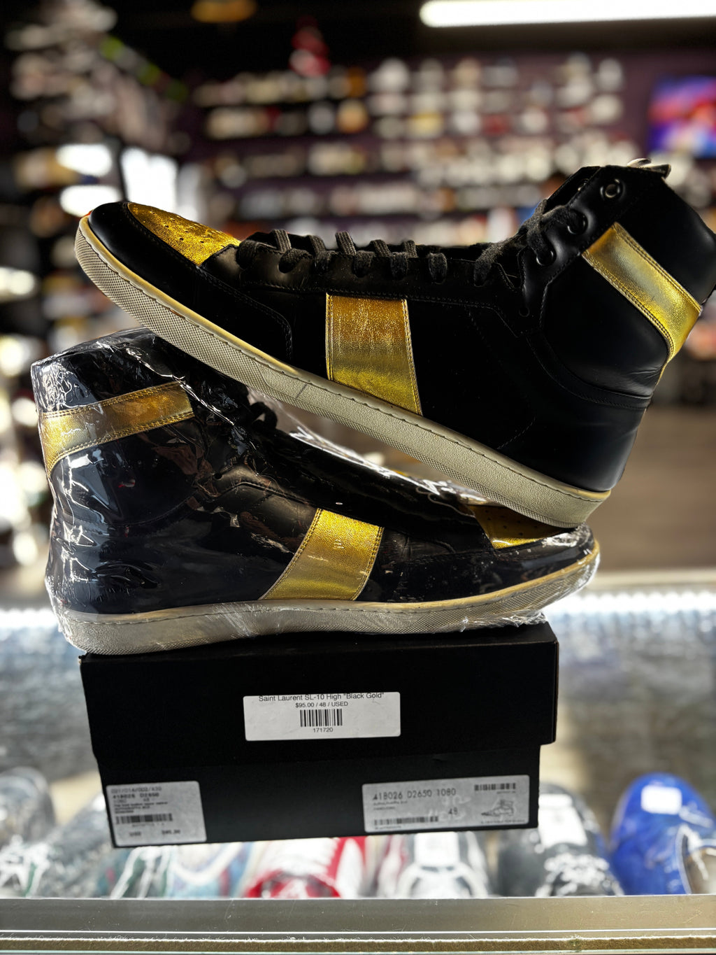 Saint Laurent SL-10 High "Black Gold"