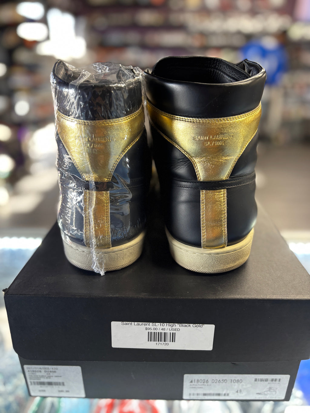 Saint Laurent SL-10 High "Black Gold"