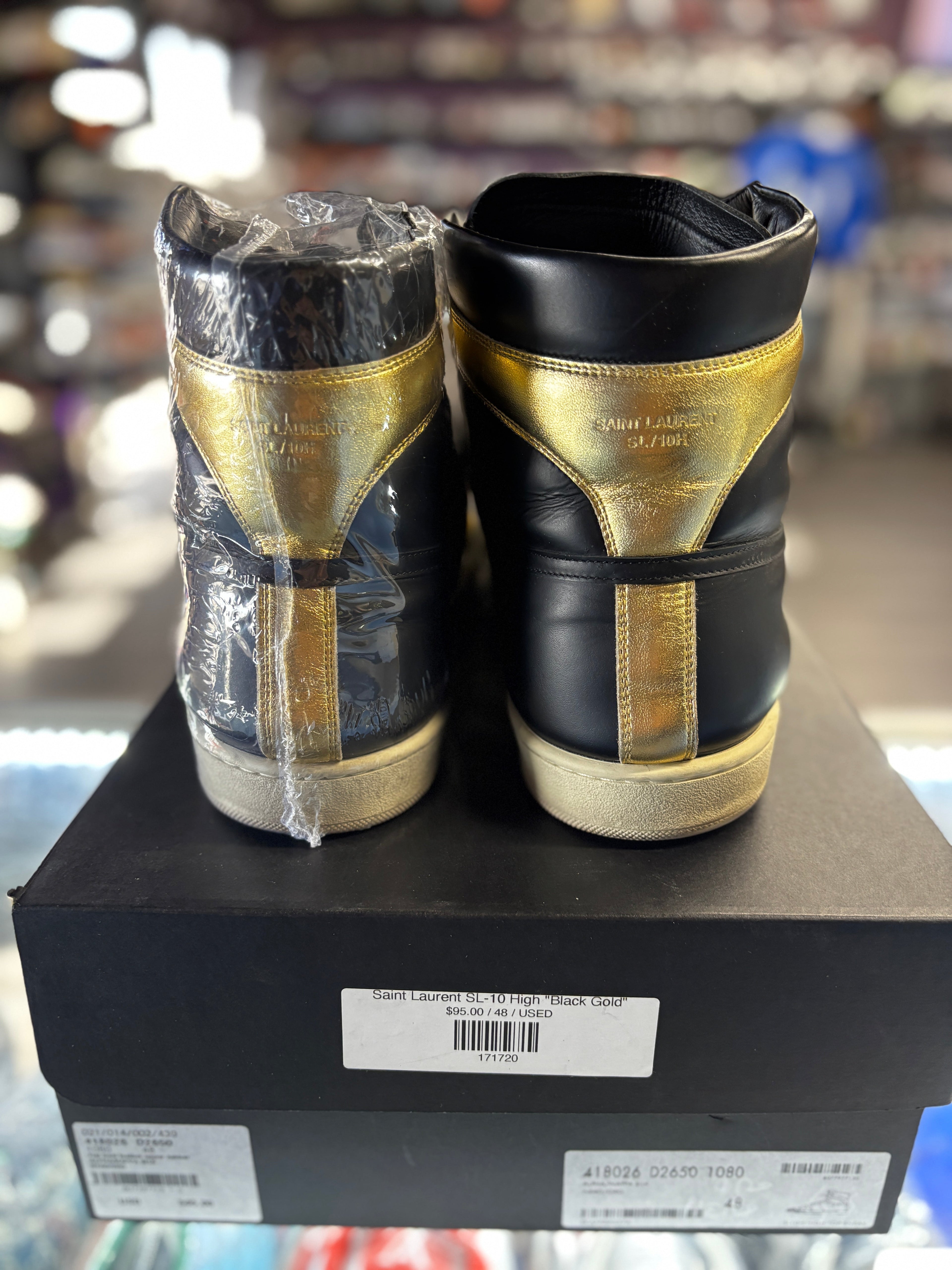 Saint Laurent SL-10 High "Black Gold"