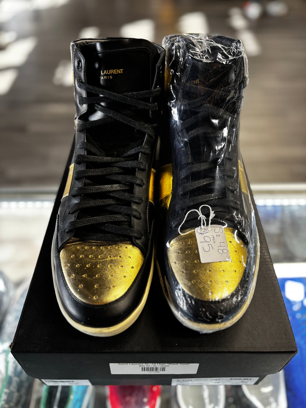 Saint Laurent SL-10 High "Black Gold"