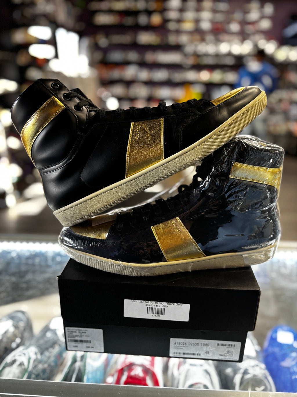 Saint Laurent SL-10 High "Black Gold"