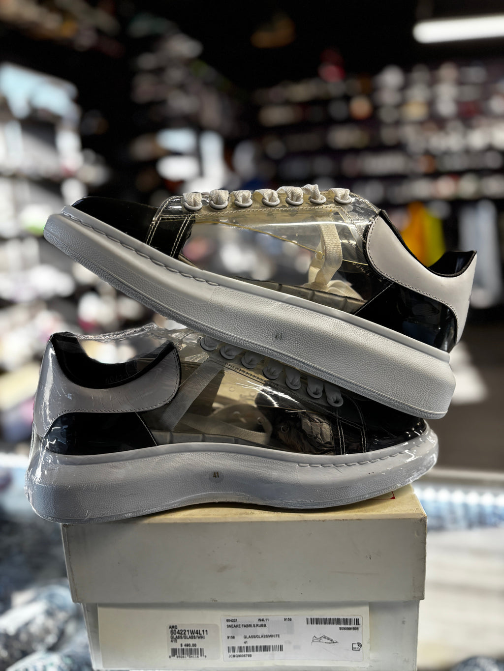 Alexander McQueen Oversized Sneaker "Clear"
