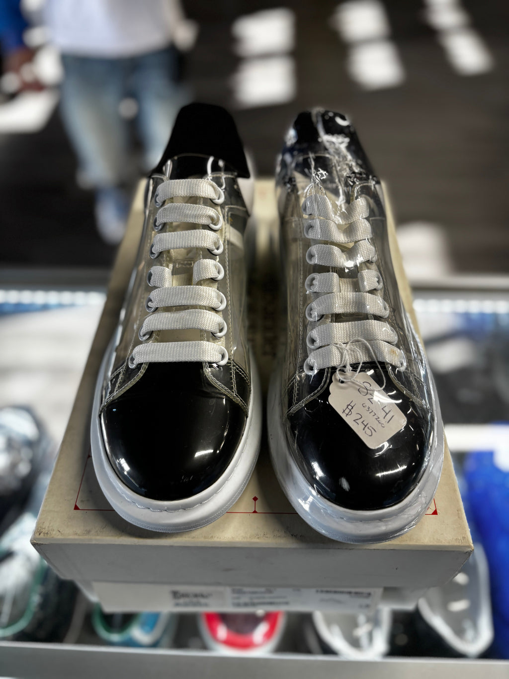Alexander McQueen Oversized Sneaker "Clear"