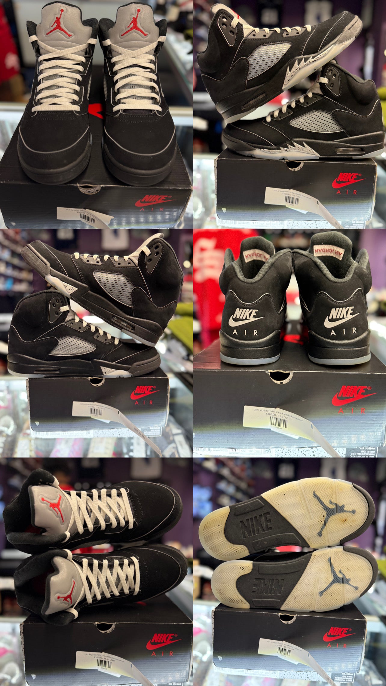 2025 Air Jordan Retro 5 "Black Metallic Reimagined"