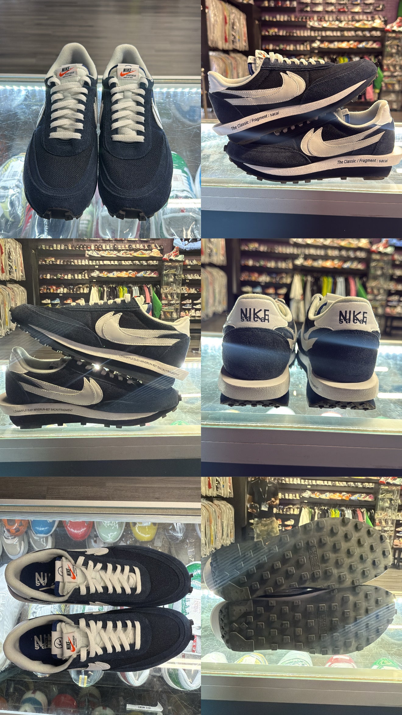 2021 Nike LD Waffle "Sacai Fragment Blue Void"