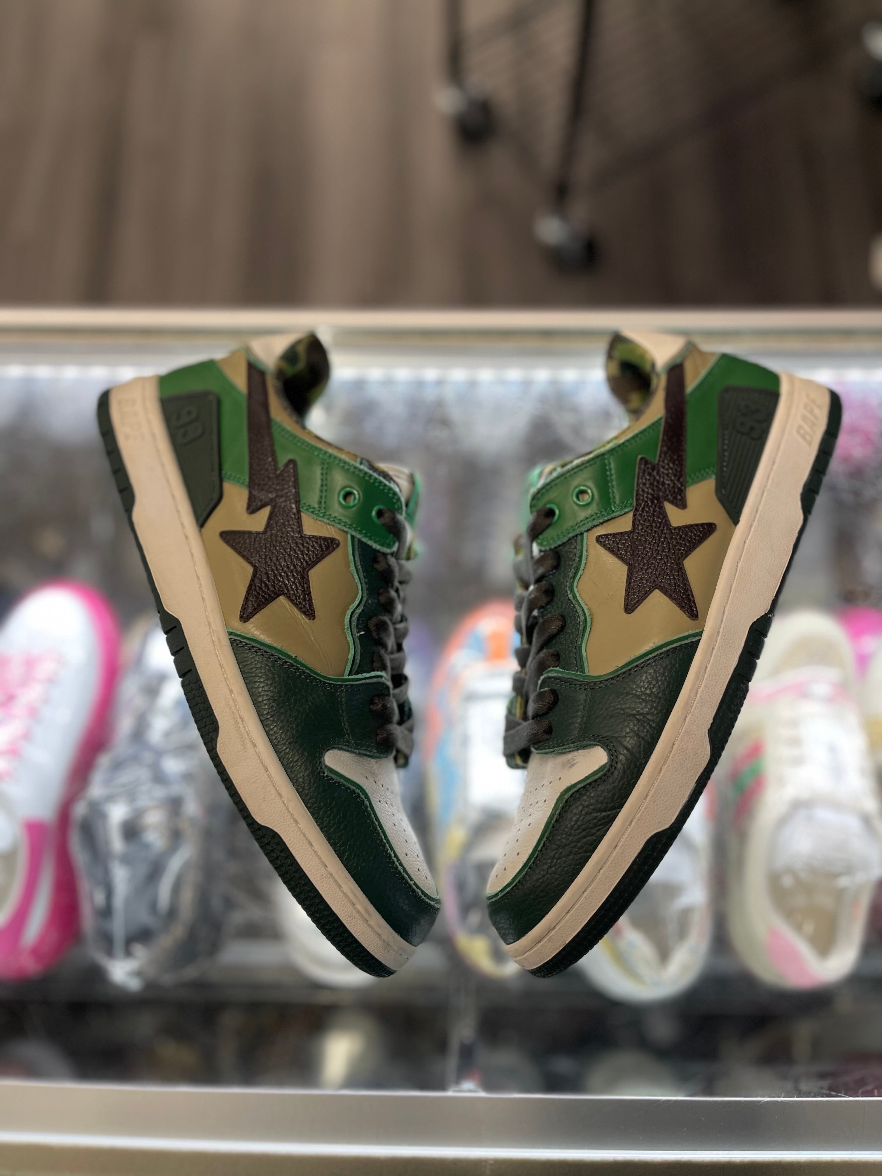 Bape Sta Sk8 "Green Camo"