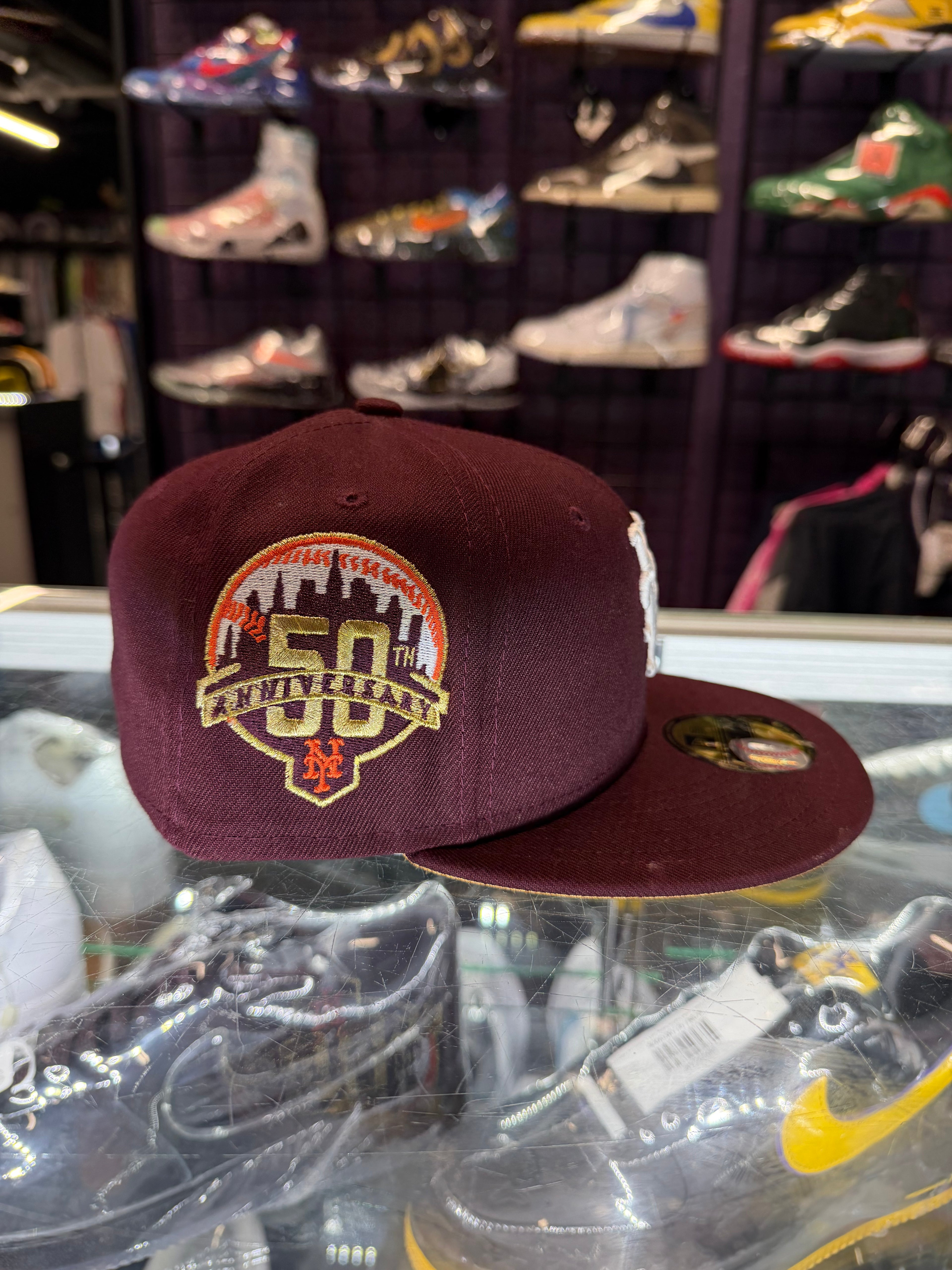 New Era 59Fifty Fitted hat “New York Mets 50th Anniversary Maroon”
