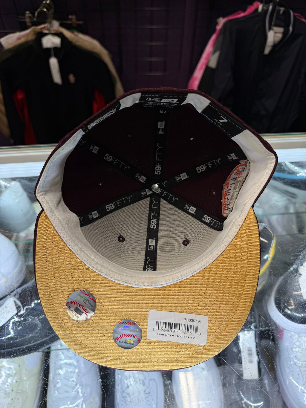 New Era 59Fifty Fitted hat “New York Mets 50th Anniversary Maroon”