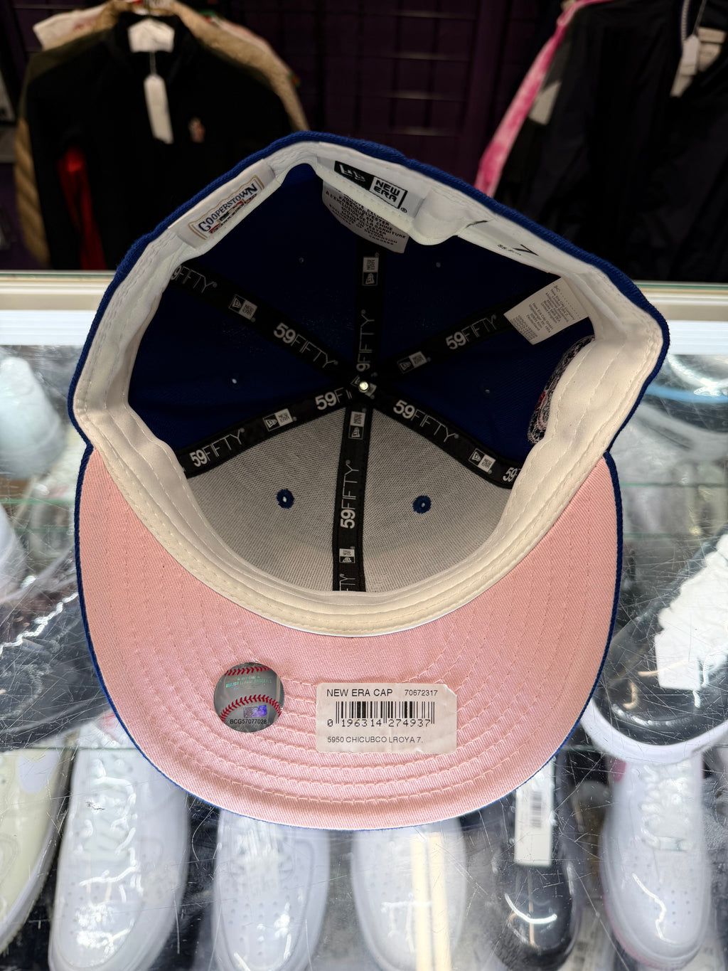 New Era 59FIFTY fitted hat “Chicago Cubs 100th Anniversary Blue/Pink”