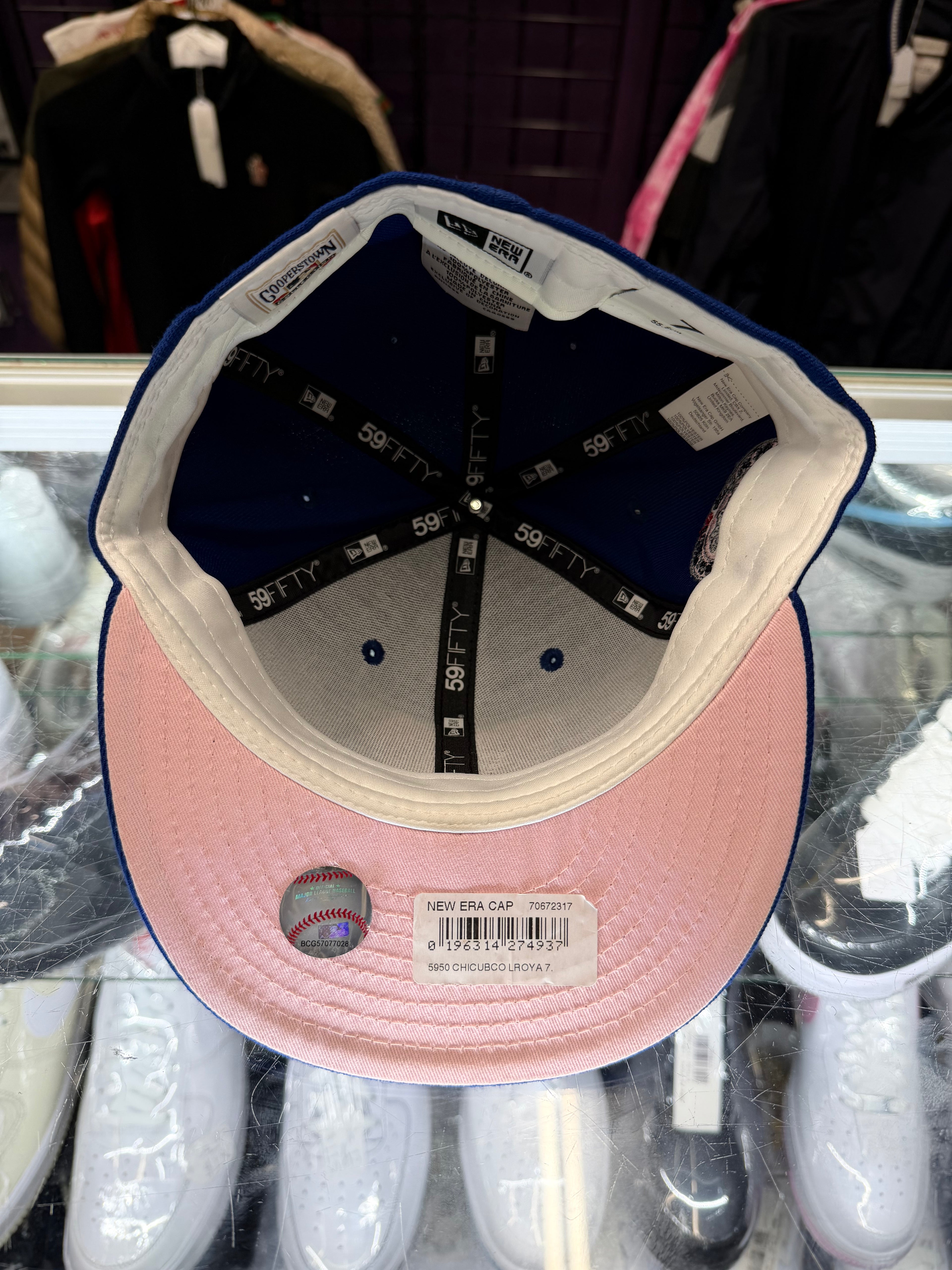 New Era 59FIFTY fitted hat “Chicago Cubs 100th Anniversary Blue/Pink”