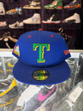 New Era 59FIFTY fitted hat “Texas Rangers City Connect Blue/Multi-Color”
