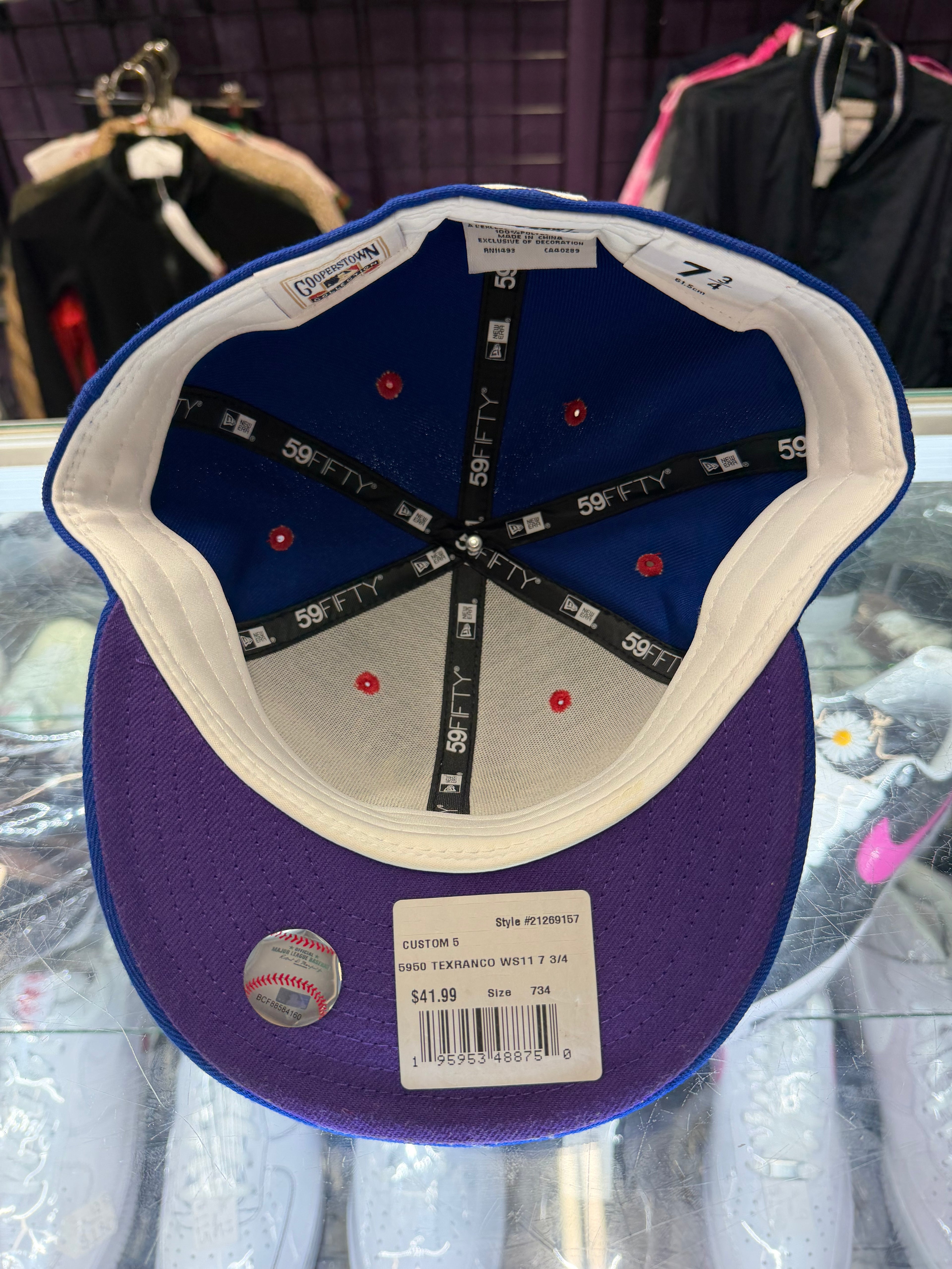 New Era 59FIFTY fitted hat “Texas Rangers City Connect Blue/Multi-Color”