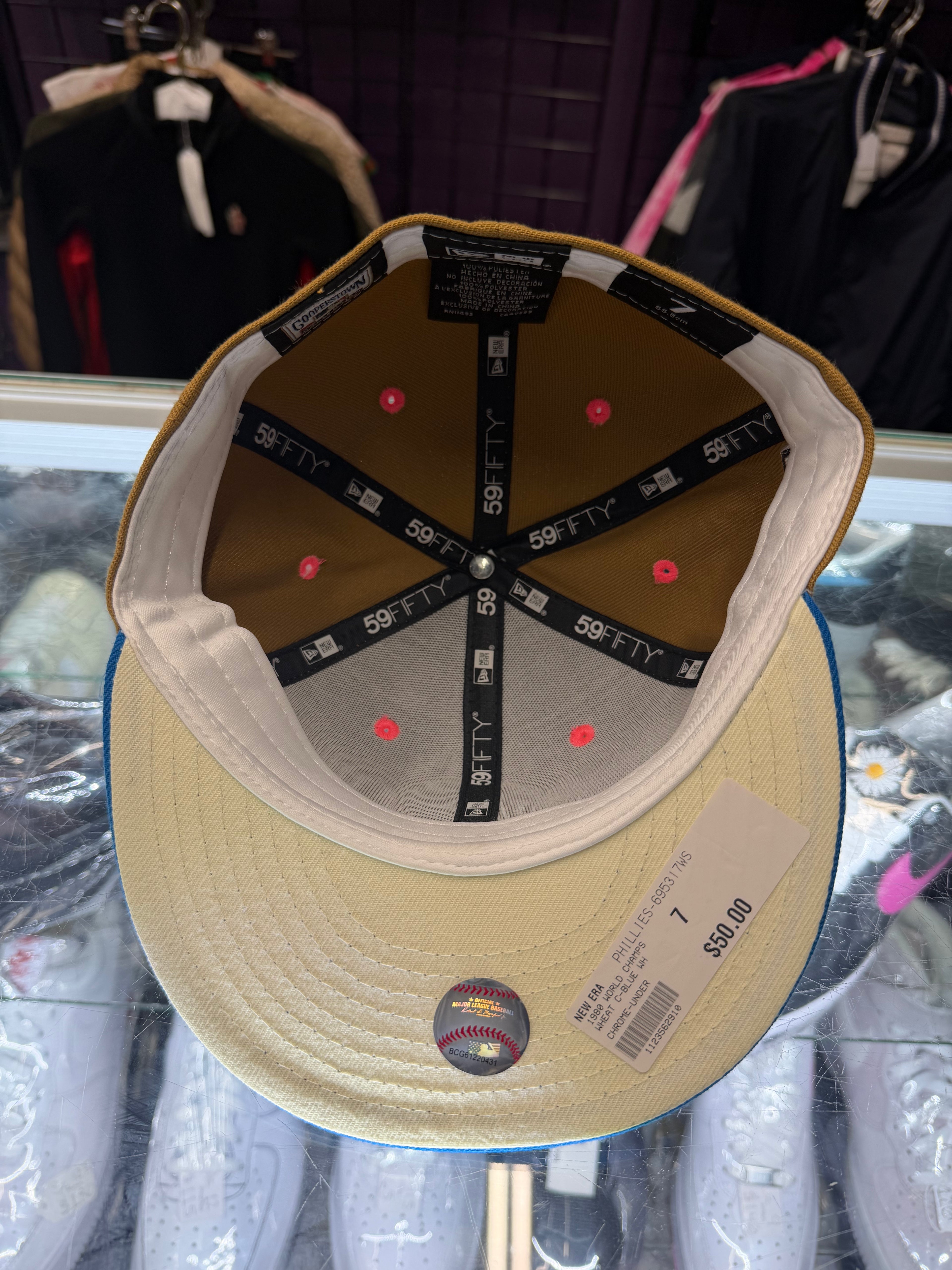 New Era 59FIFTY fitted hat “Philadelphia Phillies Brown/Blue”