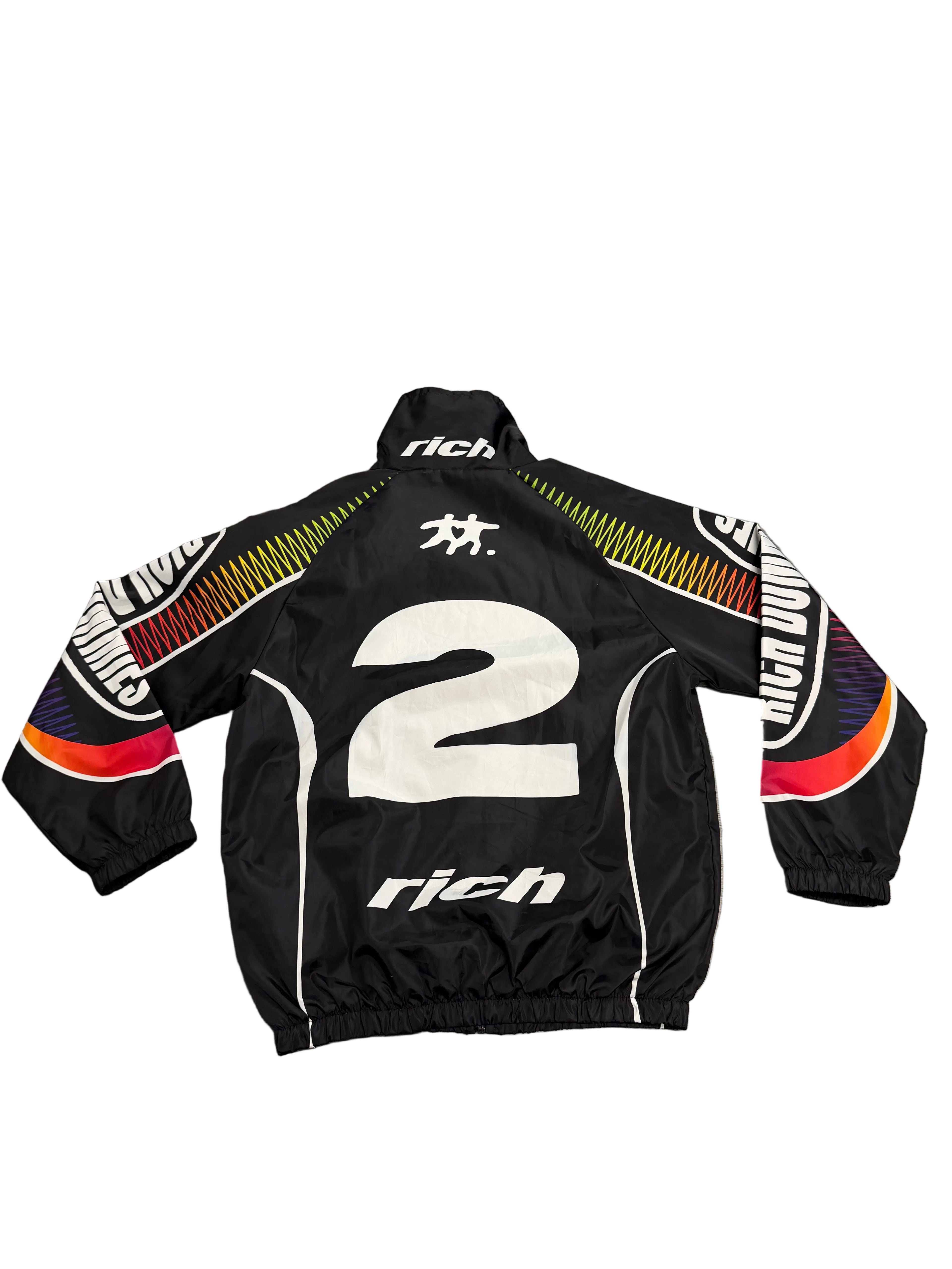 Rich Groupies Zip up Jacket "Retro Black"