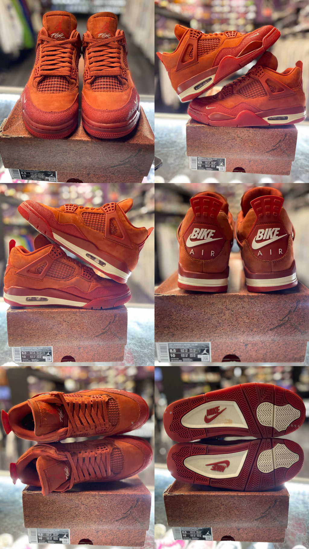 2025 Air Jordan Retro 4 "Nigel Sylvester Brick by Brick"