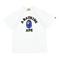 BAPE College Tee “Logo Check Black/Blue