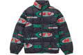 Supreme Puffer Coat Reversible "Black/Red/Green"