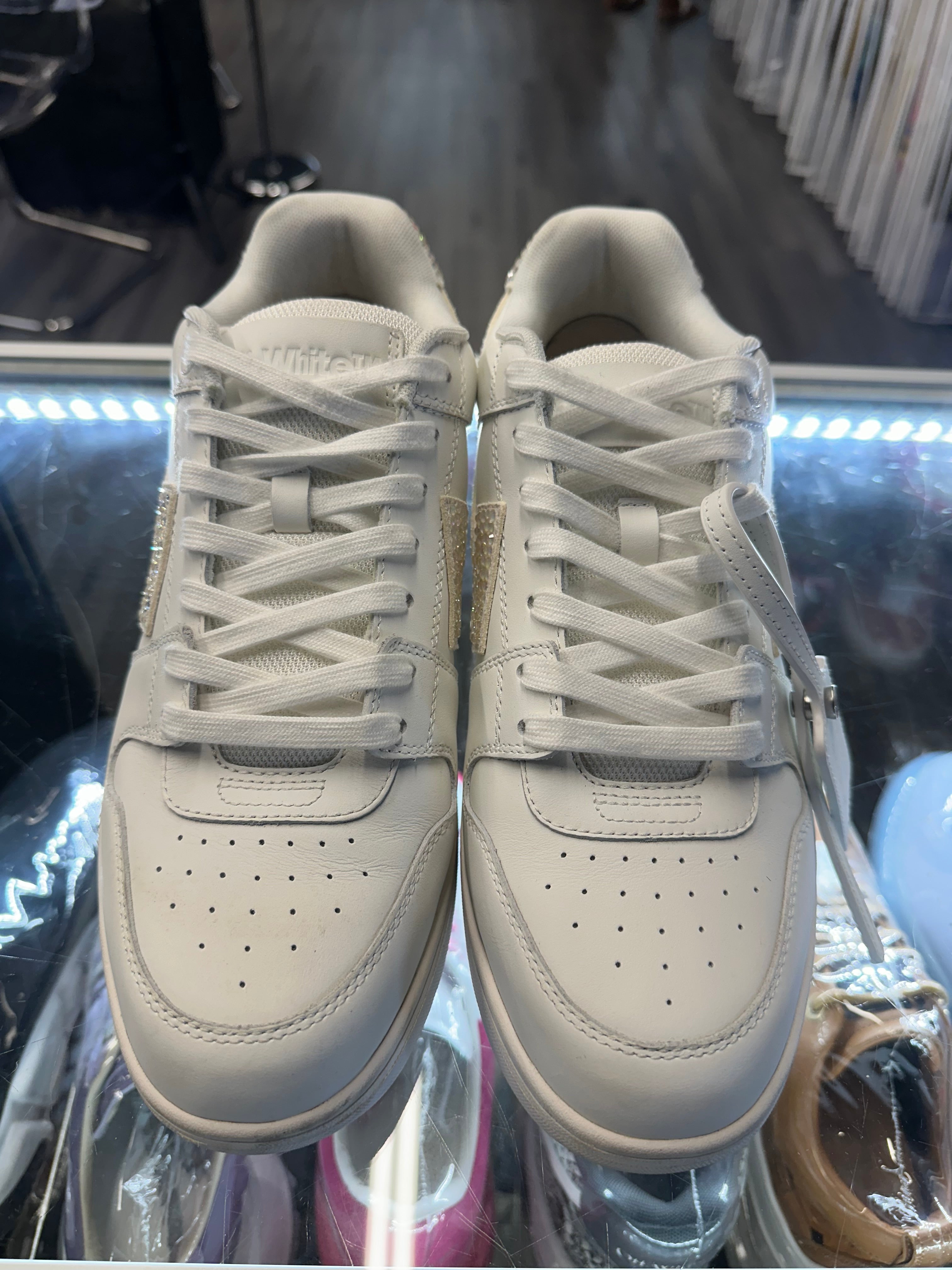 Off-White Out of Office "Crystal Embellished White"