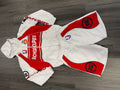 Rich Groupies Short Sets " Raceway White/Red"
