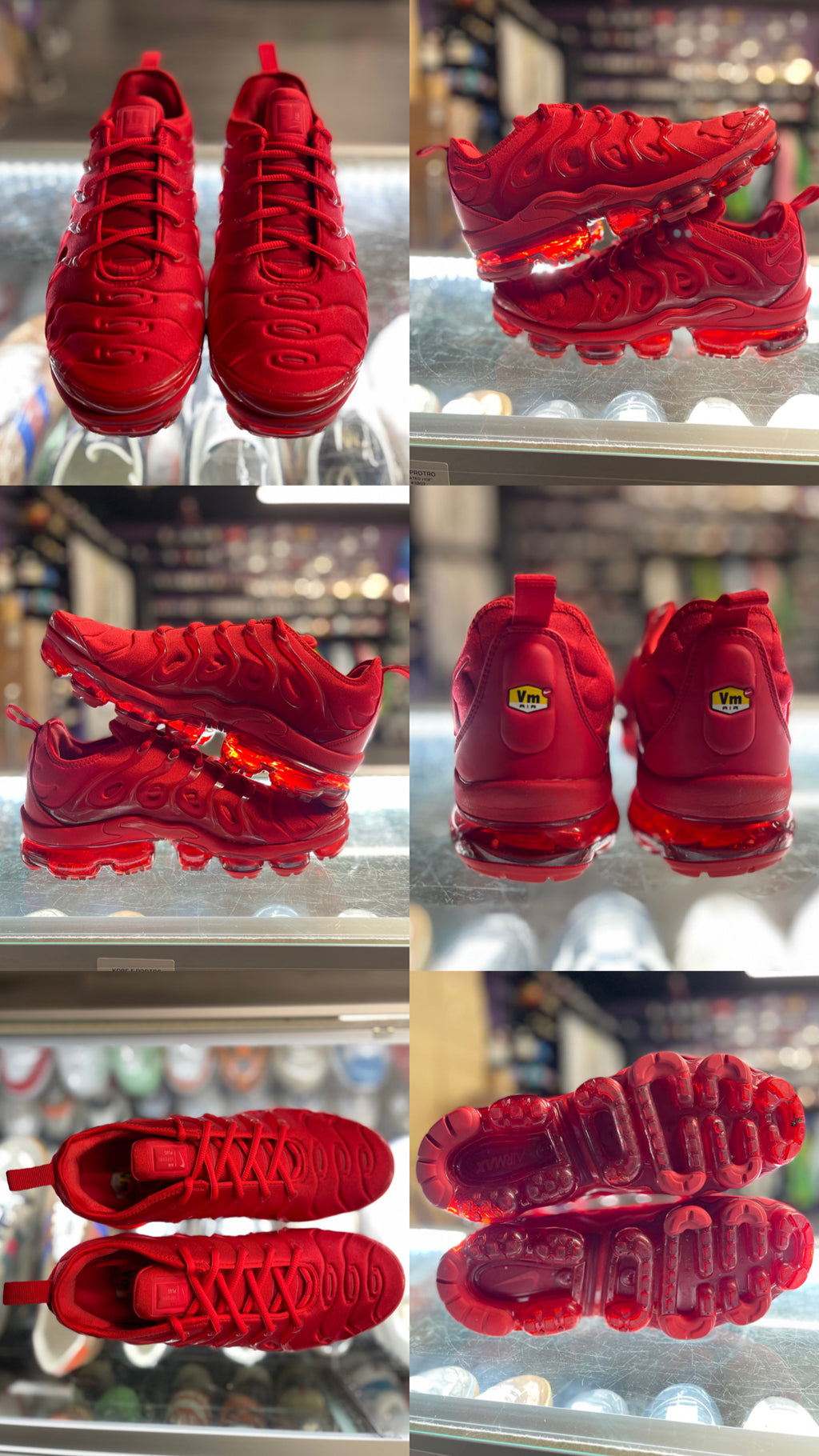 2020 Nike Air VaporMax Plus "Triple Red"
