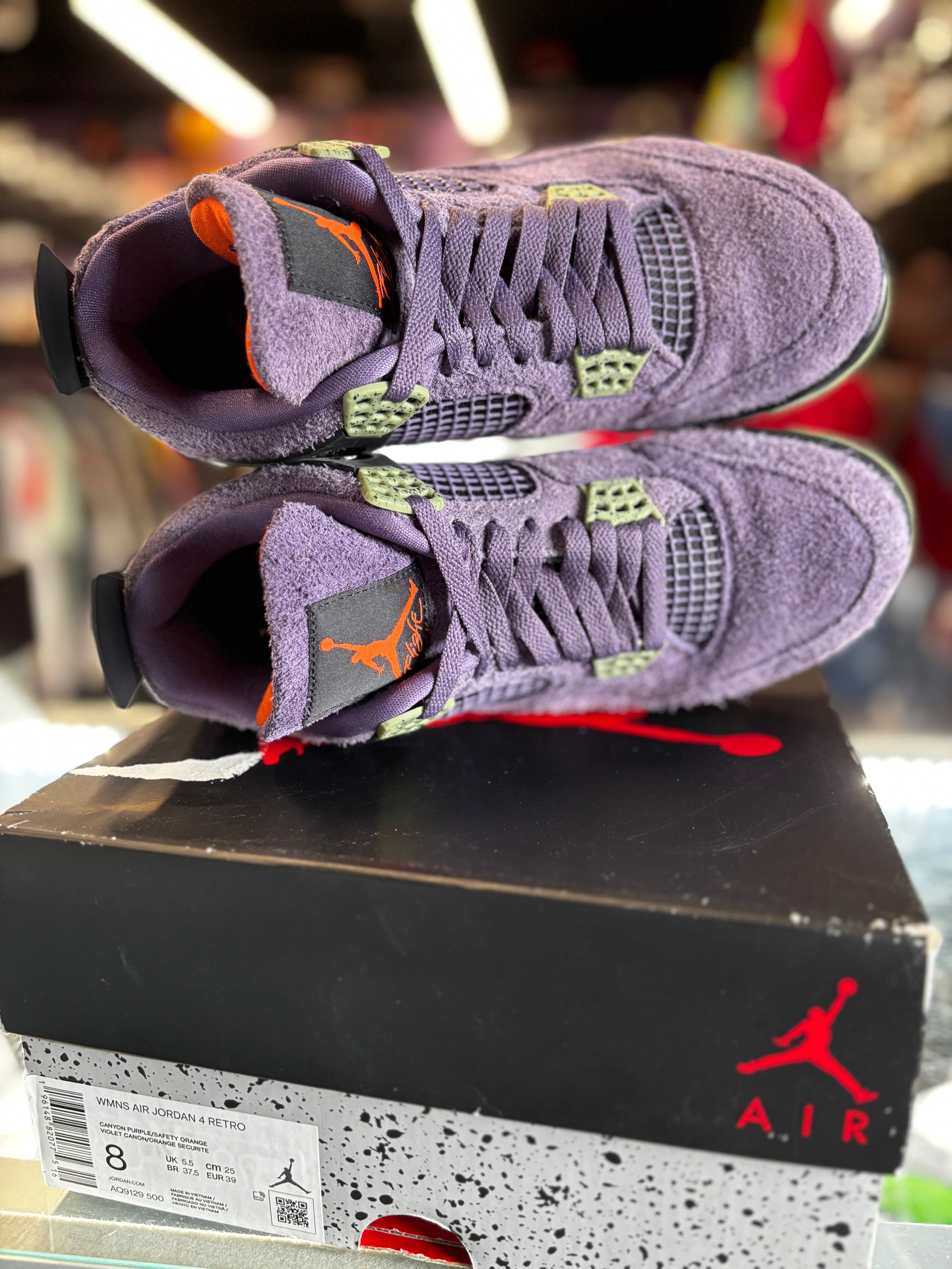 2022 Air Jordan Retro 4 "Canyon Purple" (W)