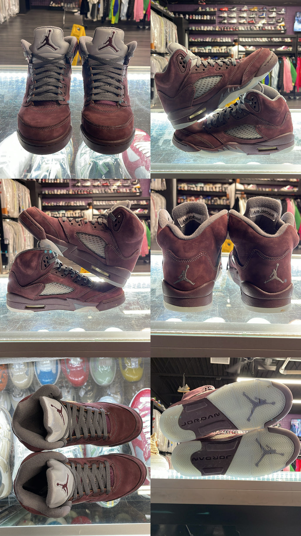 2023 Air Jordan Retro 5 "Burgundy" (GS)