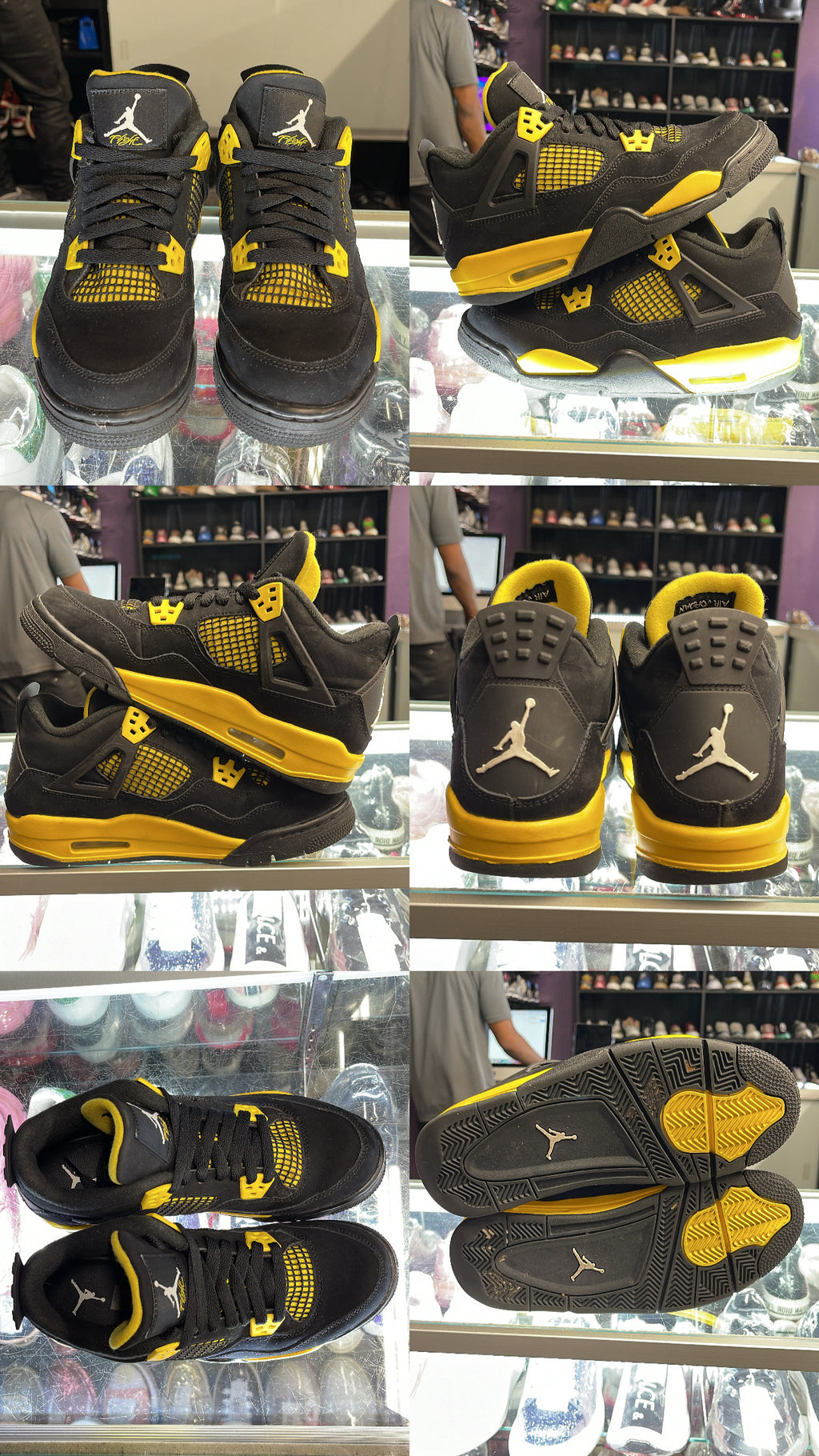 2023 Air Jordan Retro 4 "Thunder" (GS)