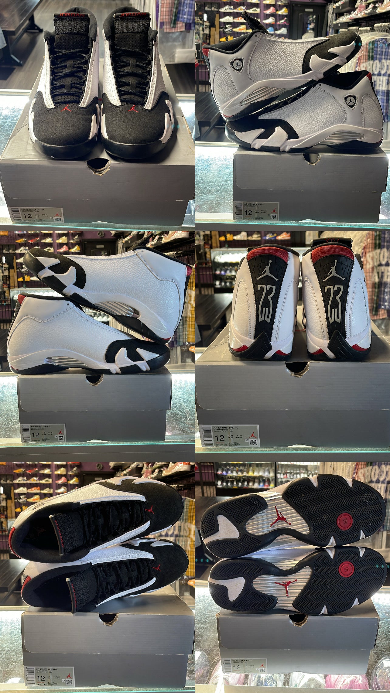 2024 Air Jordan Retro 14 "Black Toe"