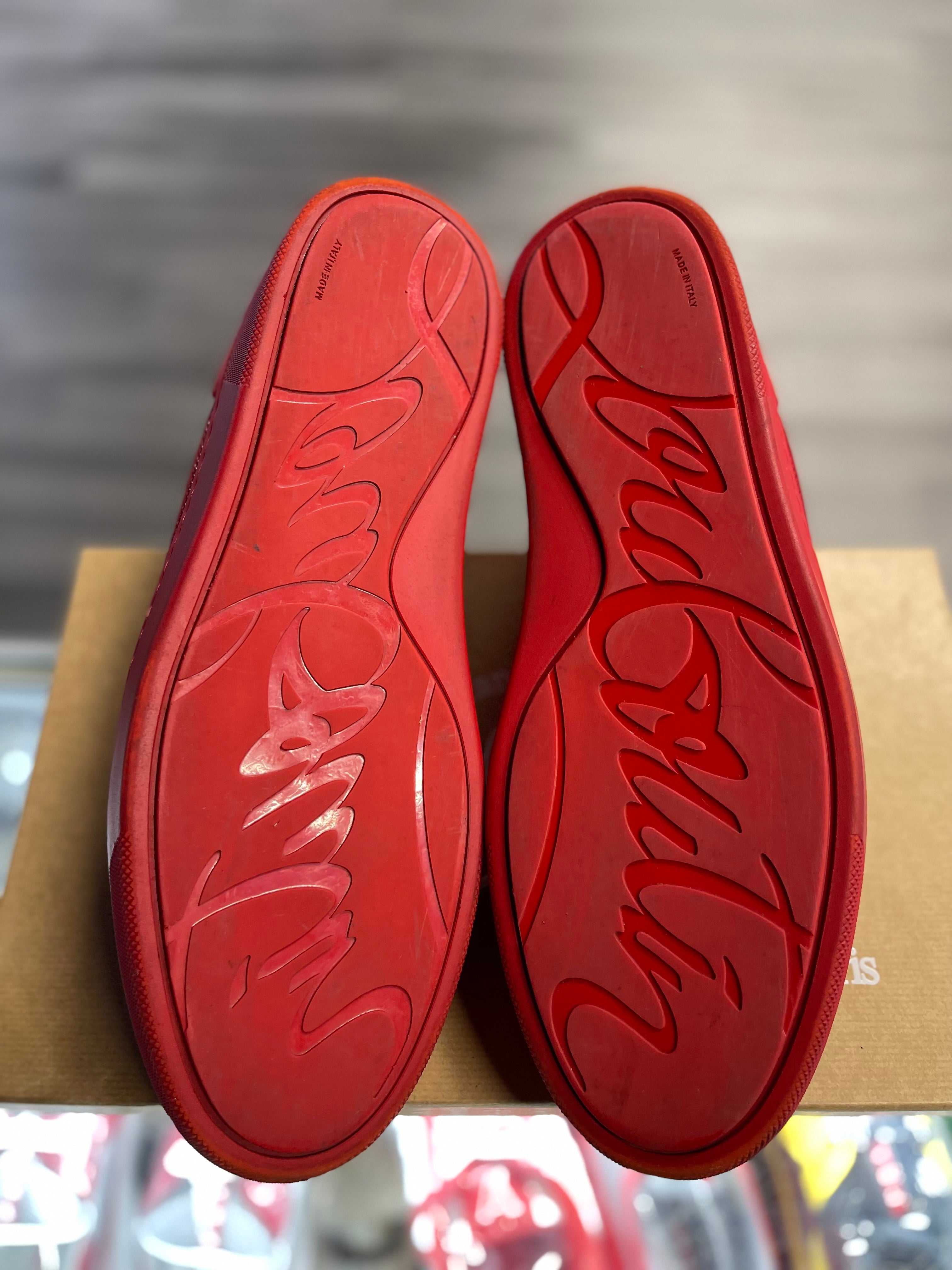 Christian Louboutin Happrui Spikes Low "Red"