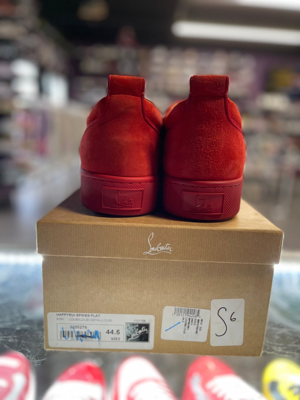 Christian Louboutin Happrui Spikes Low "Red"