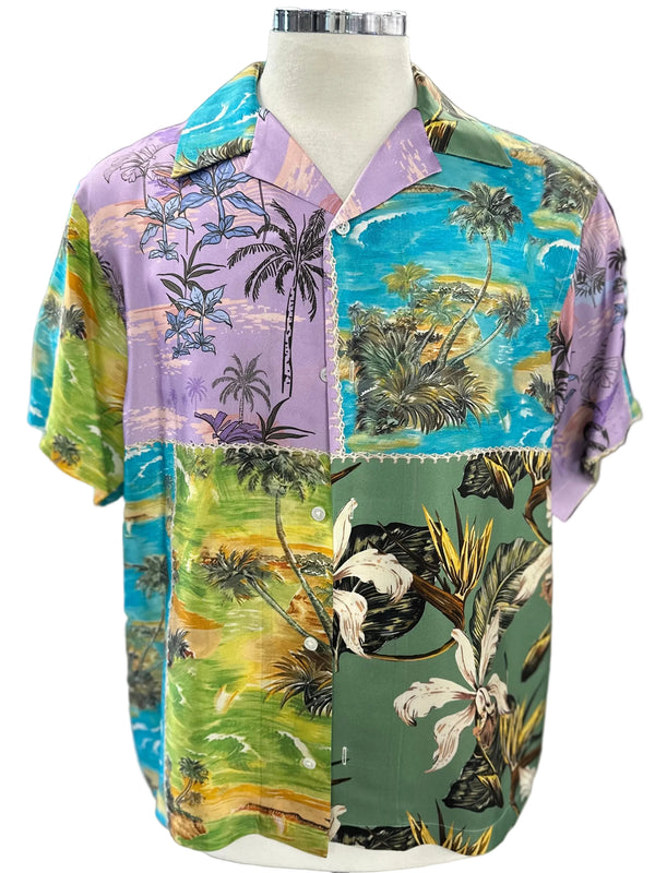 Amiri Button Up "Multicolor Island"