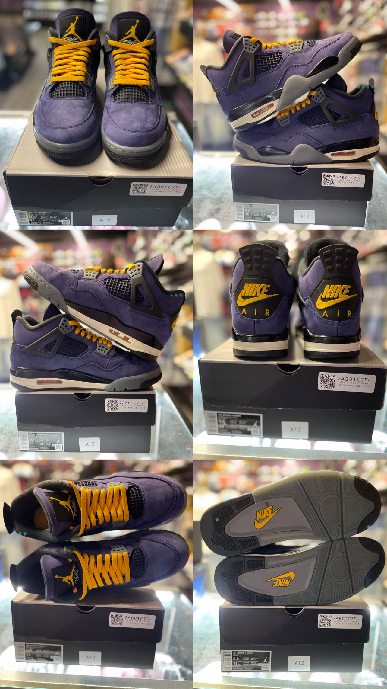 2026 Air Jordan 4 Retro "Lakers"
