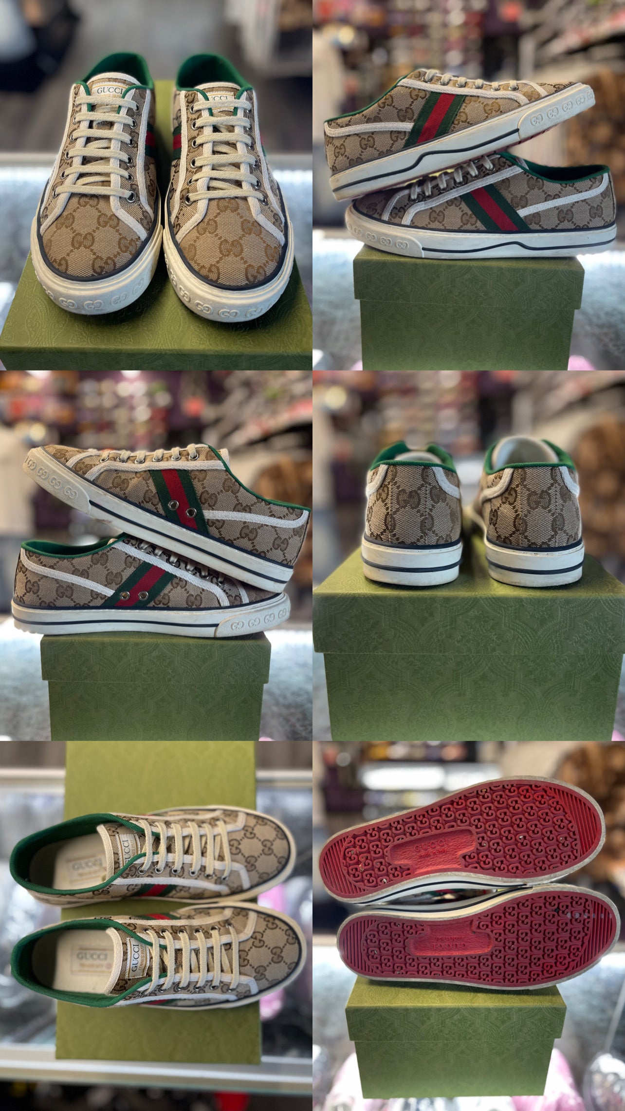 Gucci Tennis 1977 Sneaker "Beige/Ebony"