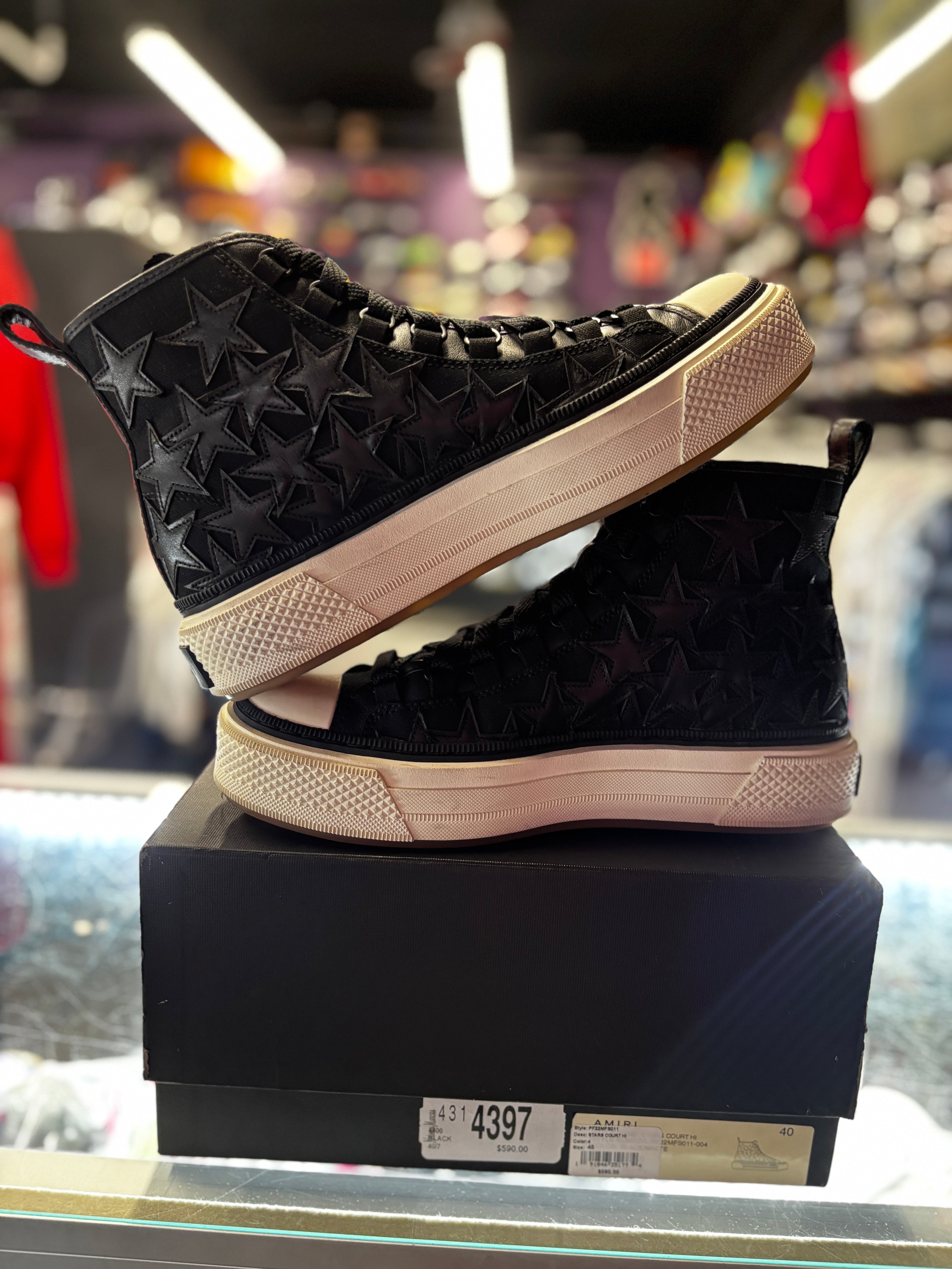 Amiri High Stars Court "Black"