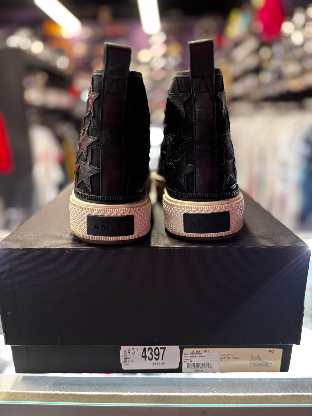Amiri High Stars Court "Black"