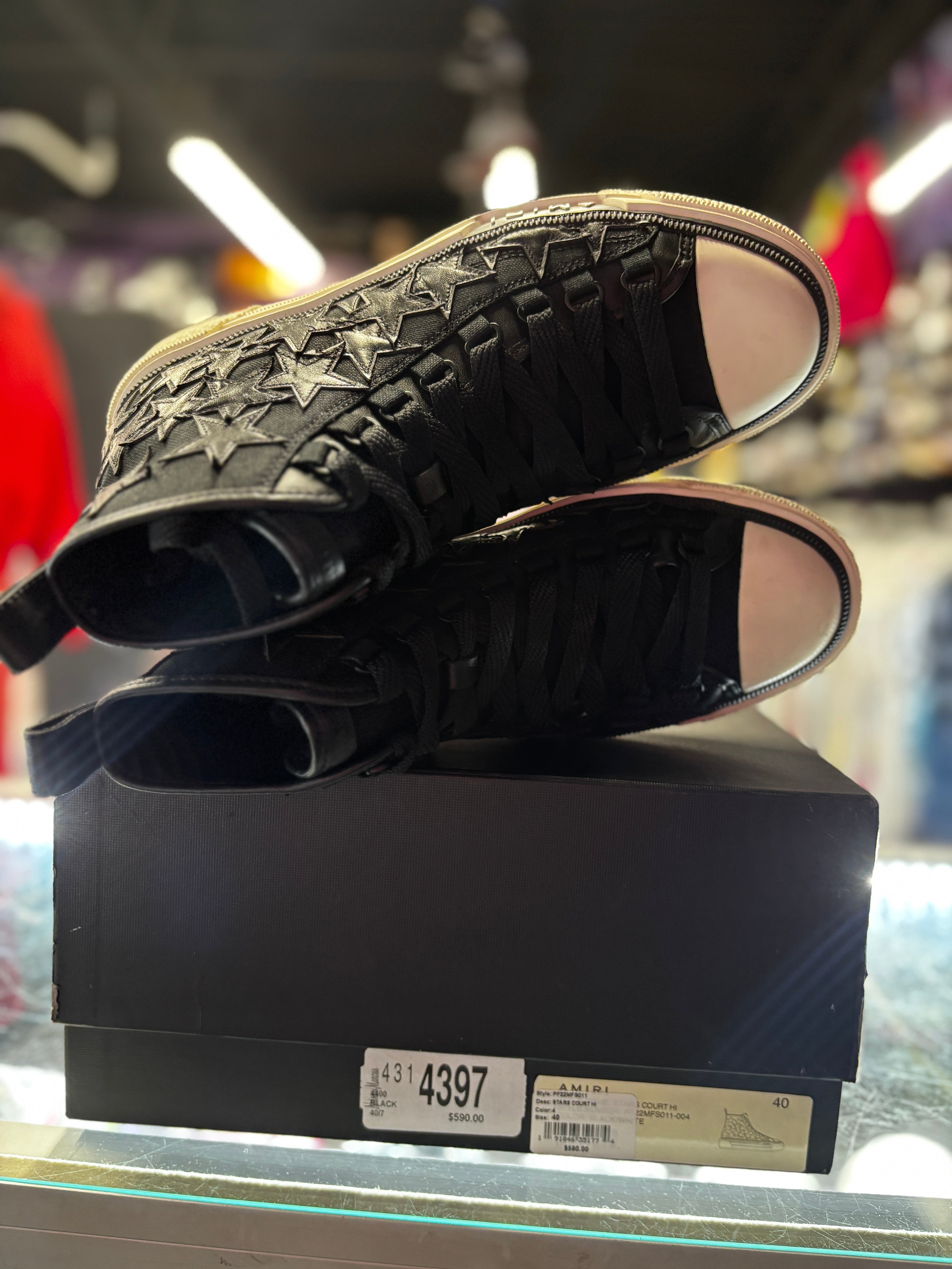 Amiri High Stars Court "Black"