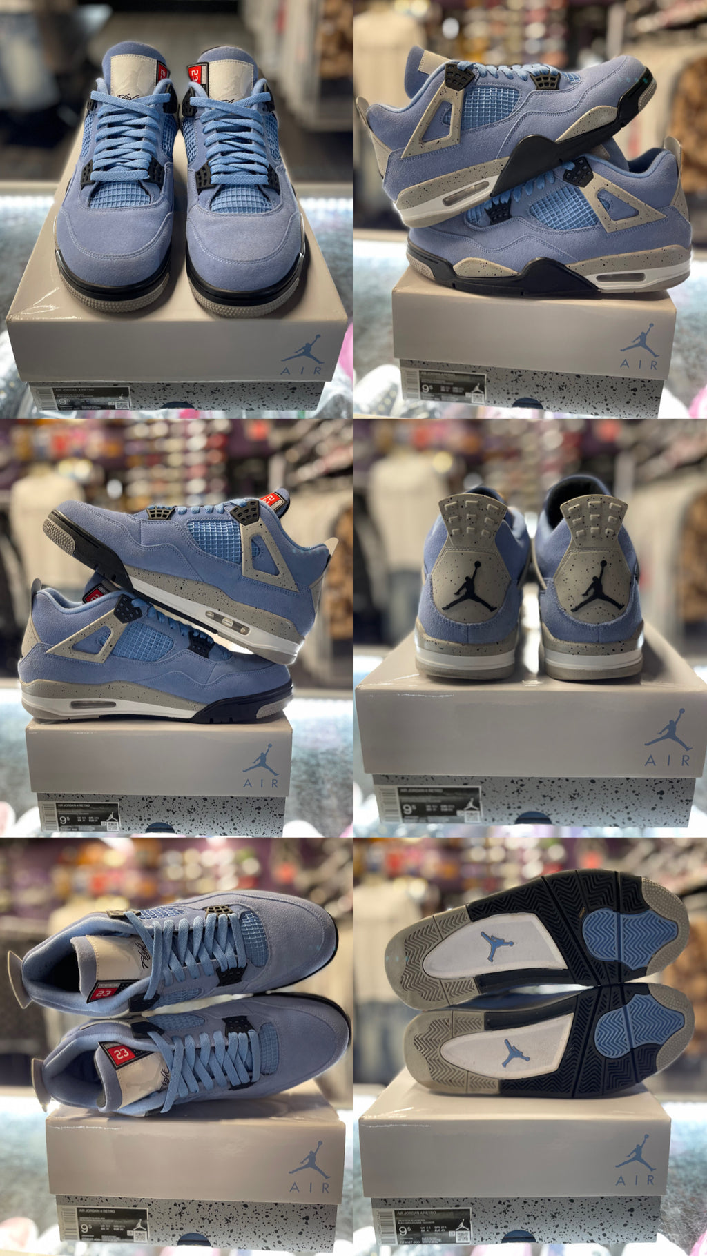 2021 Air Jordan Retro 4 "University Blue"