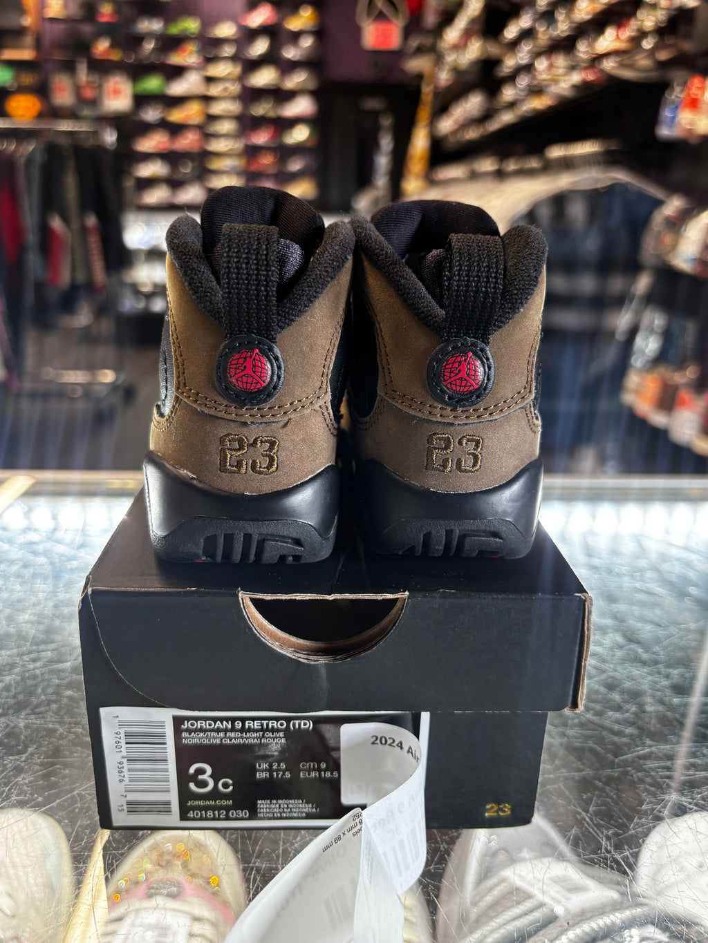 2024 Air Jordan 9 Retro "Olive" (TD)