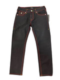 True Religion Pants 2SB Black Rinse Yellow Stitch