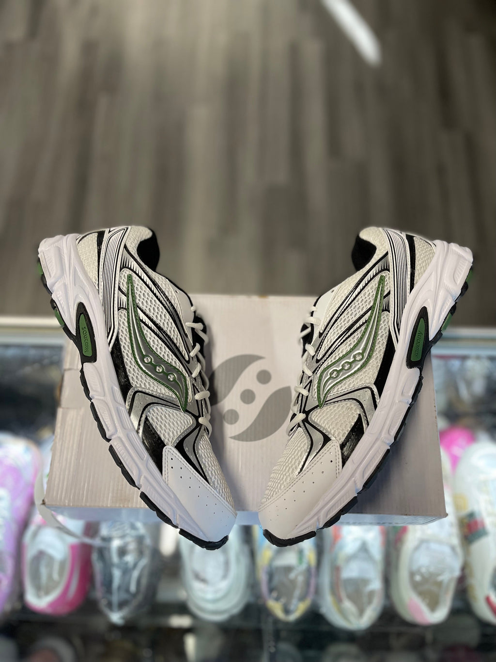 Saucony Ride Millennium Sneaker "White/Green"