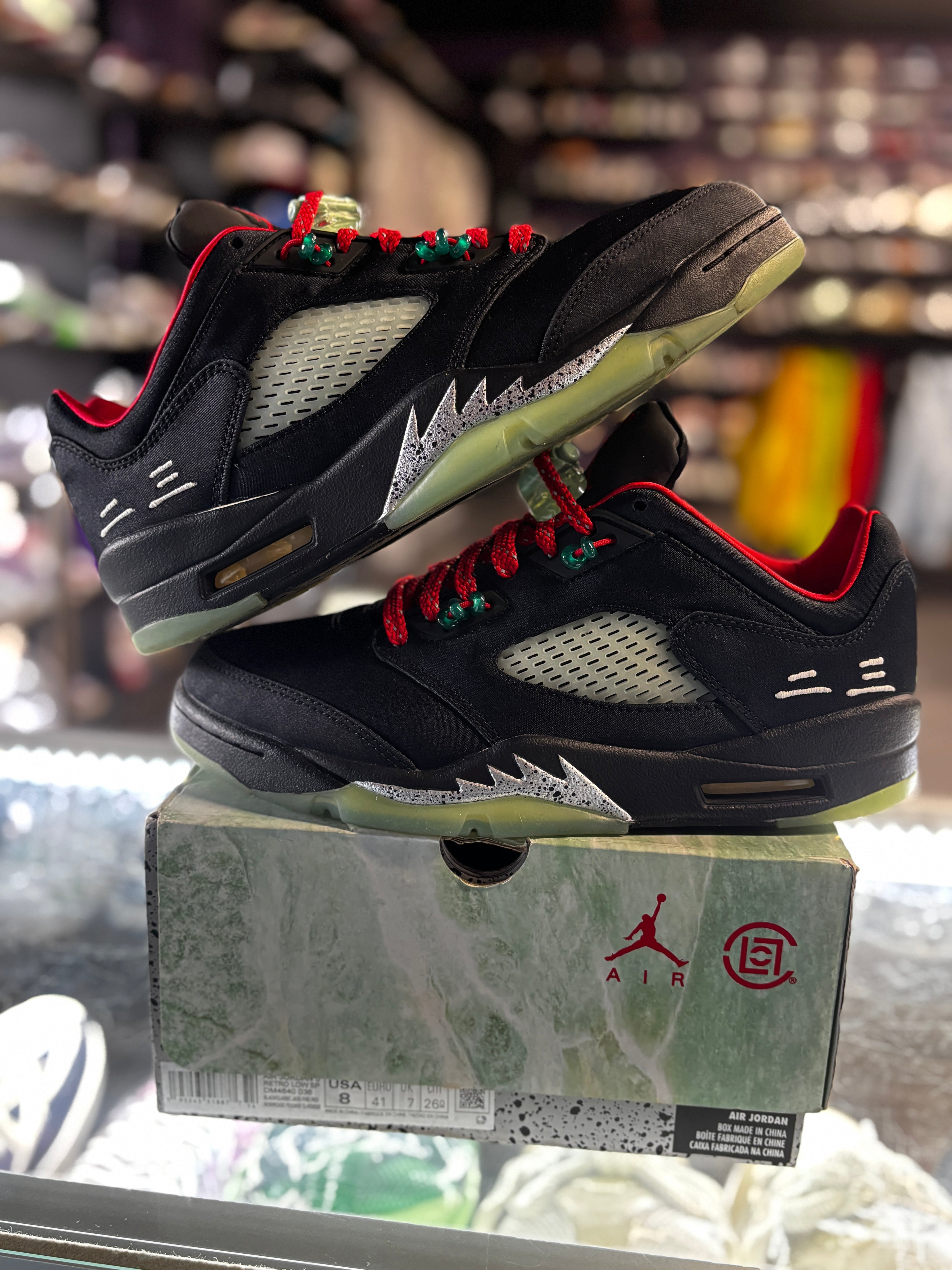 2022 Air Jordan Retro 5 "CLOT Jade"
