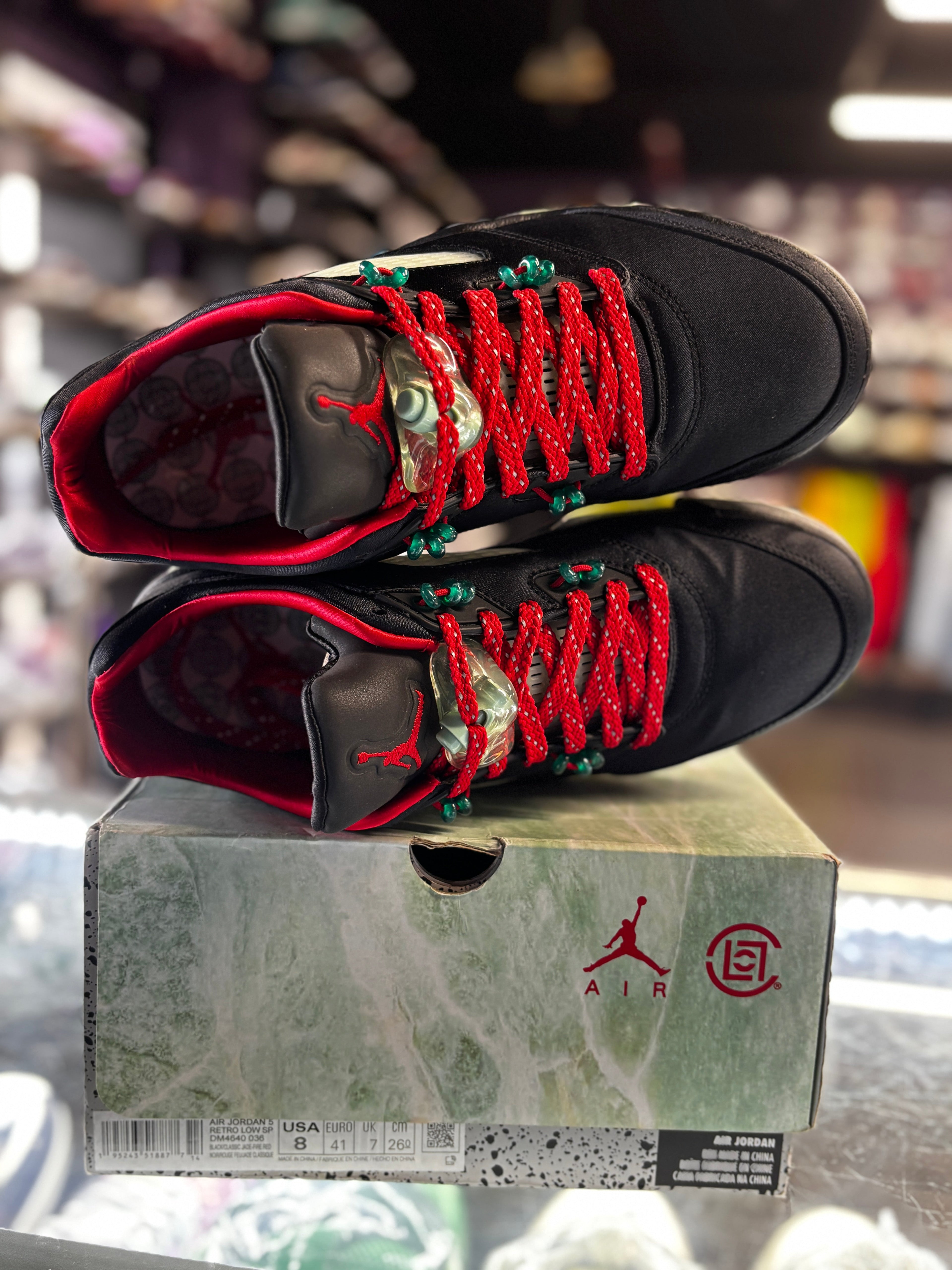 2022 Air Jordan Retro 5 "CLOT Jade"