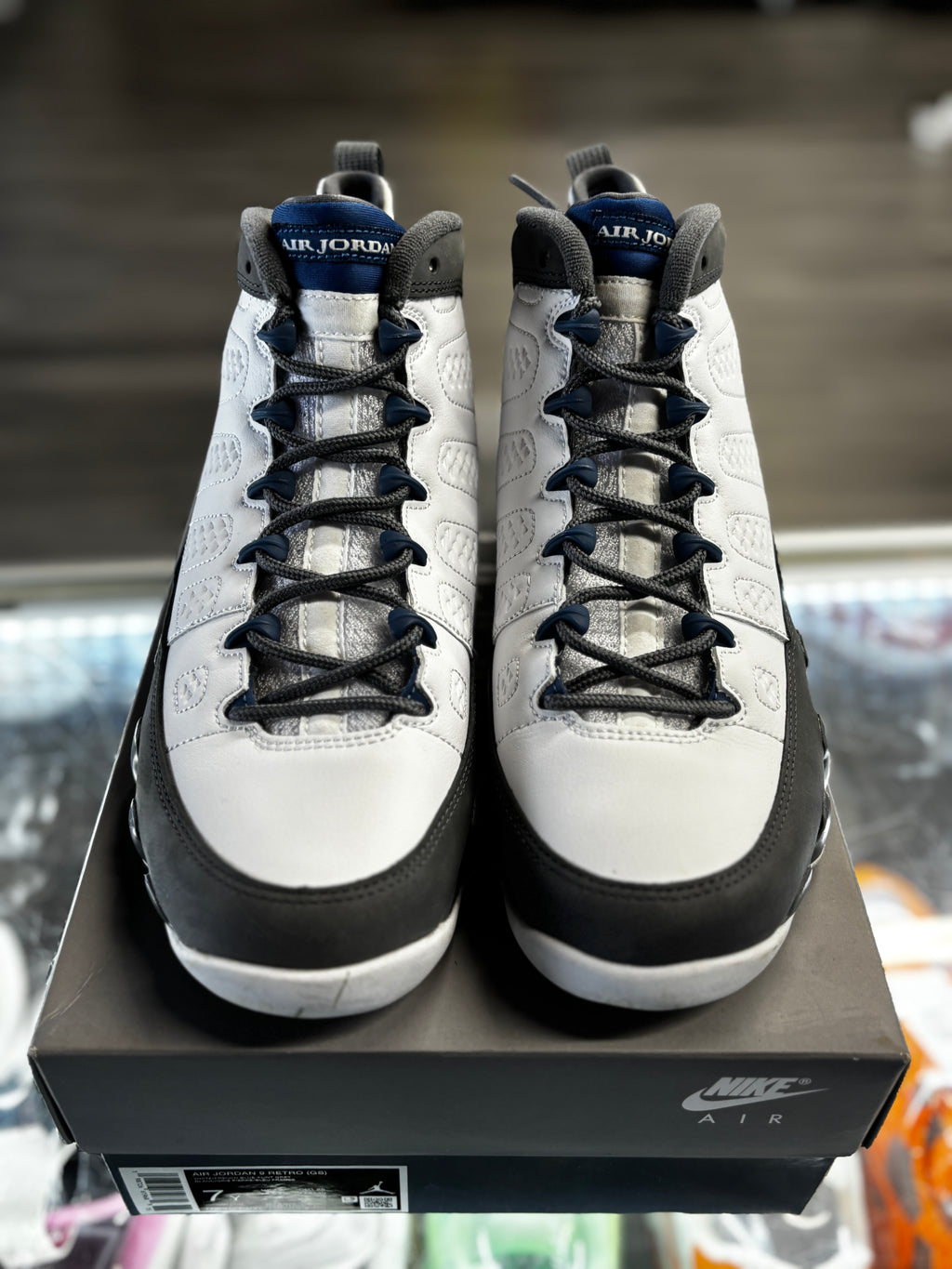 2026 Air Jordan Retro 9 "Flint Grey French Blue" (GS)