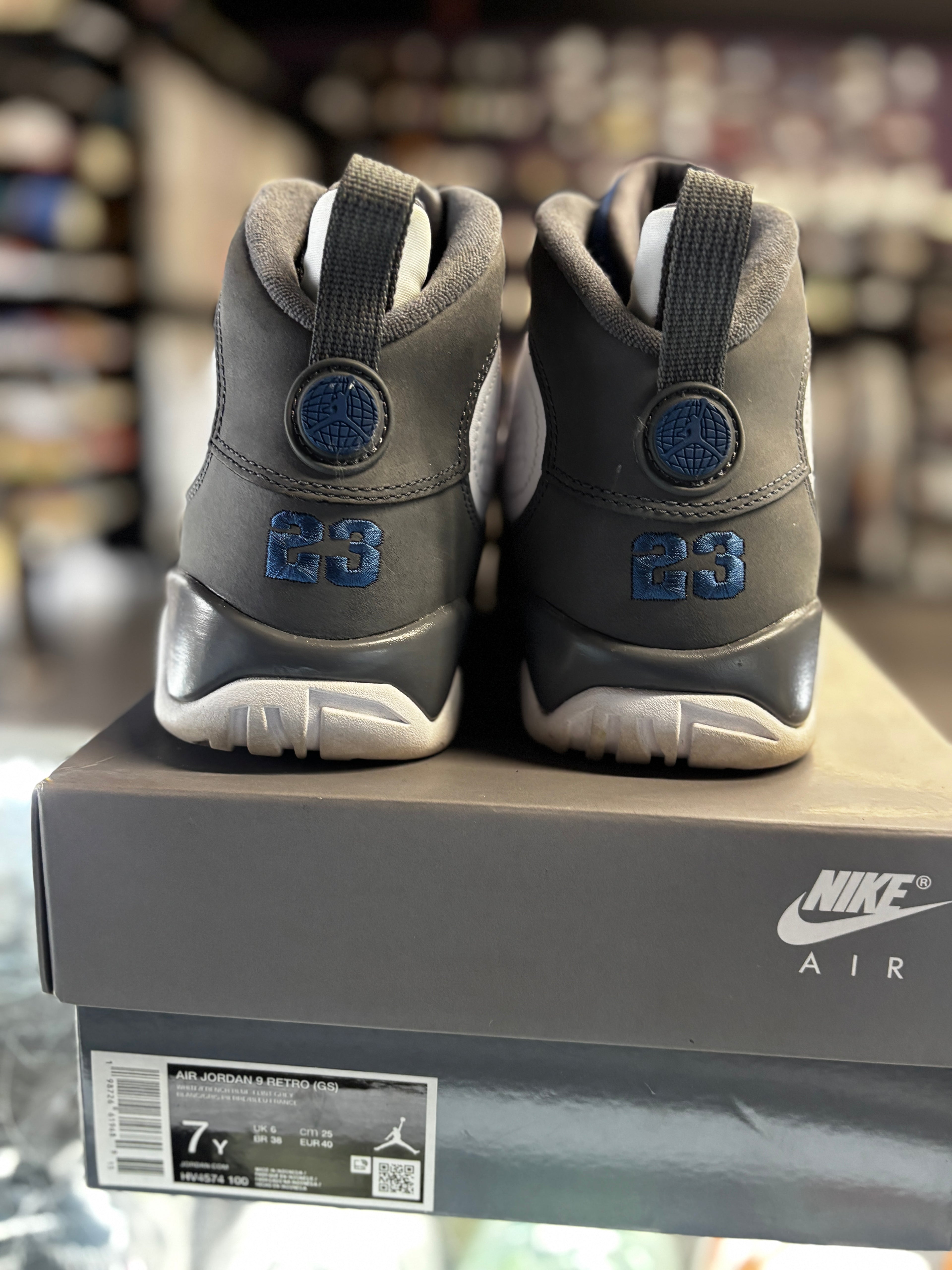 2026 Air Jordan Retro 9 "Flint Grey French Blue" (GS)