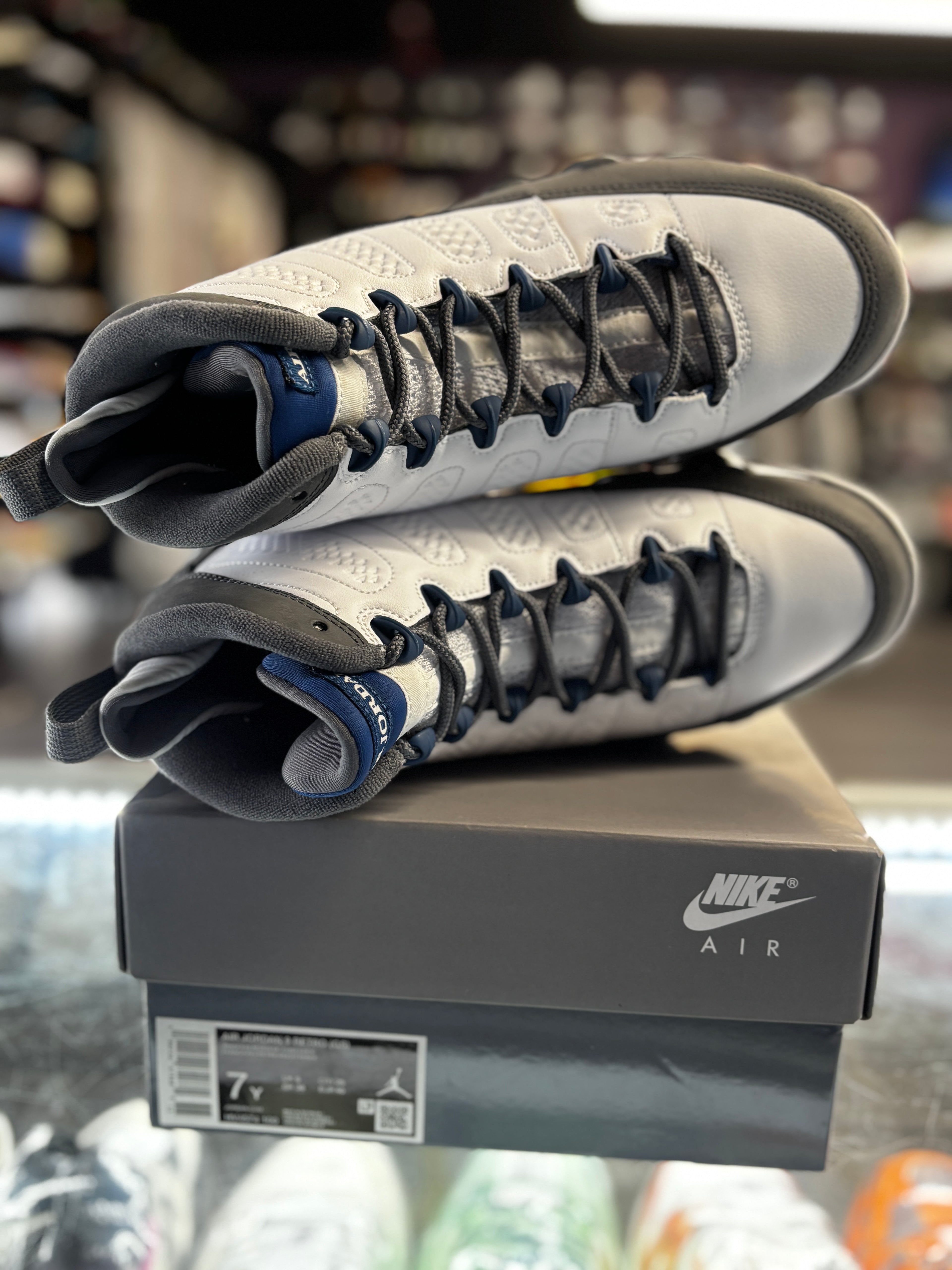 2026 Air Jordan Retro 9 "Flint Grey French Blue" (GS)